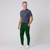 Just Sweatshirts Jogger Sweatpants Unisex in Park Green, dark green sweatpants, unisex green sweatpants, casual wear.