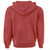 Hooded Full Front Zipper Cranberry Sand 100% Cotton