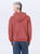 Hooded Full Front Zipper Cranberry Sand 100% Cotton