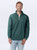 Zip Neck Pine Sand 100% Cotton