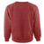 Just Sweatshirts Cranberry red crewneck sweatshirt, 100% cotton, heavyweight, roomy fit, from Just Sweatshirts, cotton material.