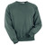 Just Sweatshirts Dark green Crewneck Pine Sand 100% all cotton sweatshirt, unisex, rib knit waist and cuffs.