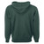 Just Sweatshirts Hooded Pullover Pine Sand 100% Cotton dark green hoodie sweatshirt with athletic cut and hood.