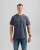 Just Sweatshirts Navy Sand T-Shirt Short Sleeve 100% Cotton Premium Cotton Clothing for men in dark gray color.