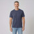 Just Sweatshirts Navy blue Premium Basics T-Shirt Short Sleeve 100% Cotton men's wear.