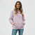 Ultra Soft Ladies Hoodie Lavender 100% Cotton