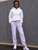 Just Sweatshirts Ultra Soft Ladies Classic Sweatpants 100% Cotton Lavender, lavender women's sweatpants, classic fit, cotton.