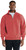 Just Sweatshirts Red Sand Zip Neck 100% Cotton Sweatshirt with smooth zipper closure and ribbed cuffs.