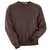 Crewneck Washed Eggplant 100% Cotton