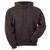 Hooded Pullover Washed Eggplant 100% Cotton
