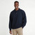 Just Sweatshirts 3 Button Polo Dark Navy 100% Cotton, dark navy blue men's polo shirt with three buttons.