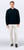 Just Sweatshirts 3 Button Polo Dark Navy 100% Cotton polo shirt on a male model in full view.