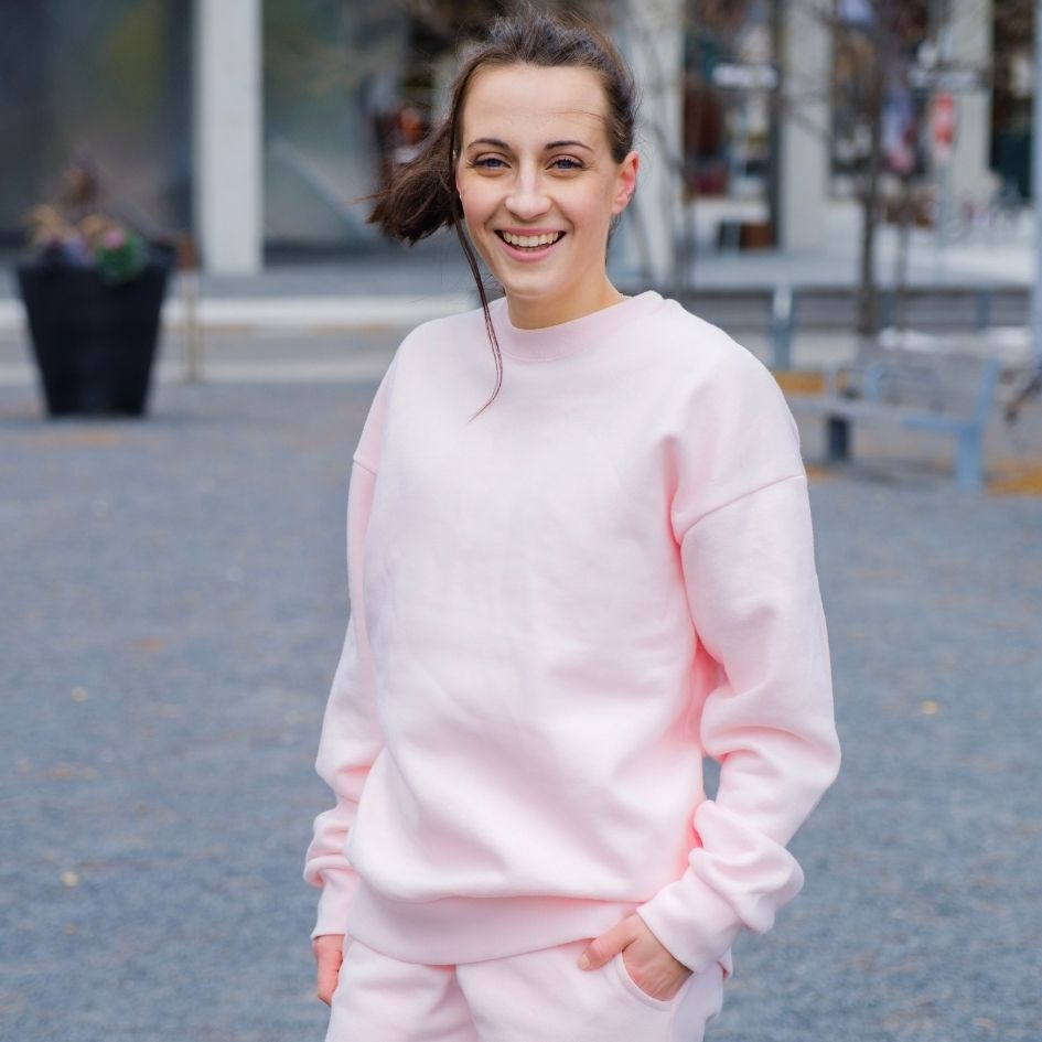 売れ筋商品|||ランズエンド パーカー・スウェットシャツ アウター レディース Women's Serious Sweats Oversized Long Sleeve Crew Neck Sweatshirt Dark rose clay Women's Serious Sweats Oversized Long Sleeve Crew Neck