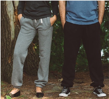 Sweat joggers in 100% cotton - Light Gray