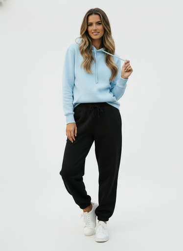 Classic Sweatpants | Black Women's 100% Cotton