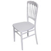 White Fayette Napoleon Chair