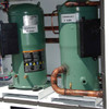 Compressors and electrical access panel to regulate temperature.