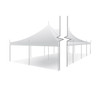 20' x 80' Premiere I Series High Peak Pole Tent, Sectional Tent Top, Complete