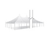 30' x 210' Premiere I Series High Peak Pole Tent, Sectional Tent Top, Complete