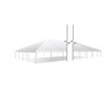 40' x 140' Classic Series Frame Tent, Sectional Tent Top, Complete