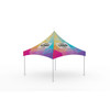 15' x 15' Pinnacle Series High Peak Frame Tent / Cross Cable MarqueeFull Digital Print, Complete