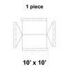 10' x 10' Classic Gable Frame Tent, 1 Piece, 16 oz. Ratchet Top Replacement