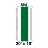 20' x 10' Classic Pole Tent Top, Mid Section