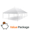 20' x 40' Classic Series Pole Tent Value Package