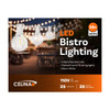 25' White Bistro String Lights