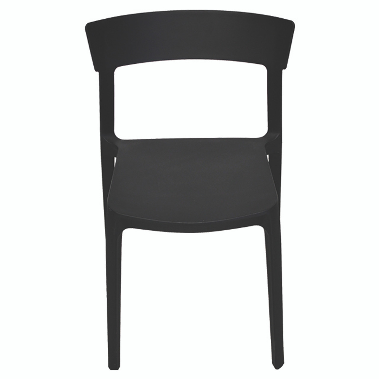 Black Bedford Modern Side Chair