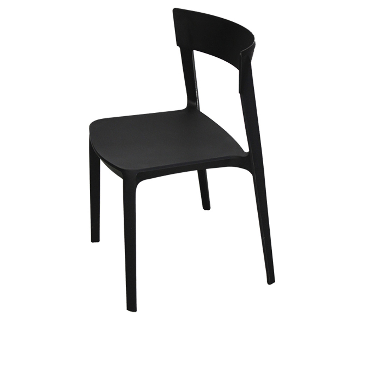Black Bedford Modern Side Chair