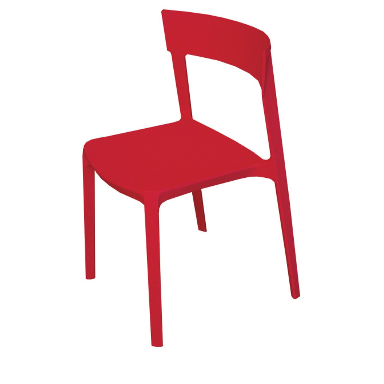 Red Bedford Modern Side Chair