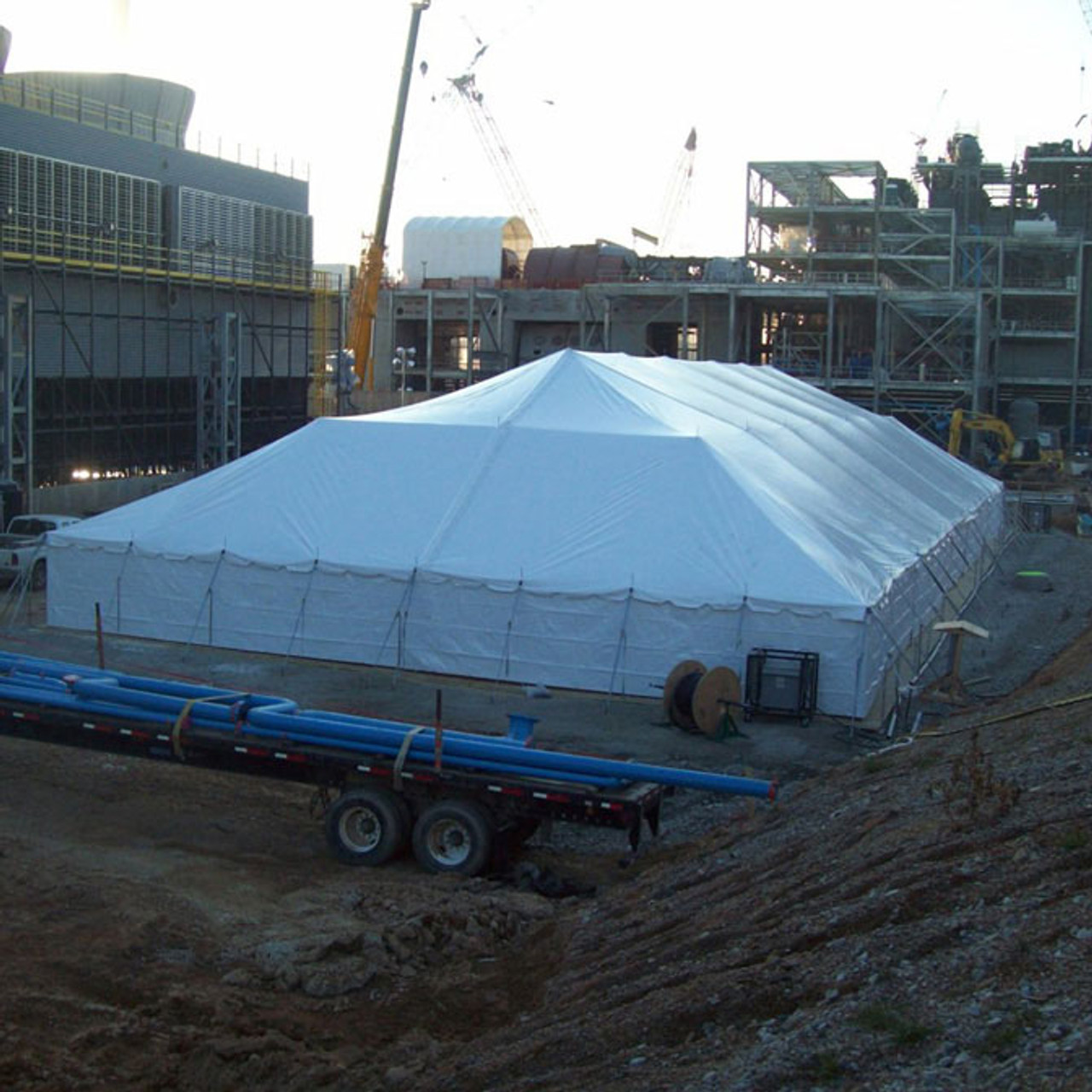 7' x 20' White Royalty Sidewall