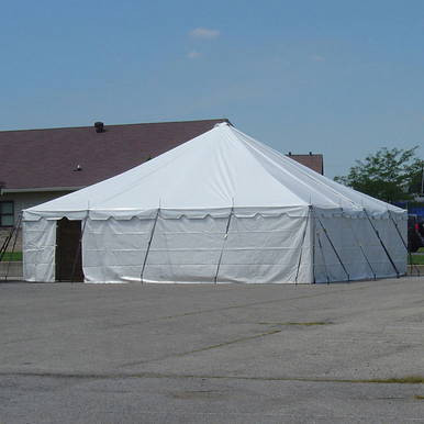 7' x 20' White Royalty Sidewall