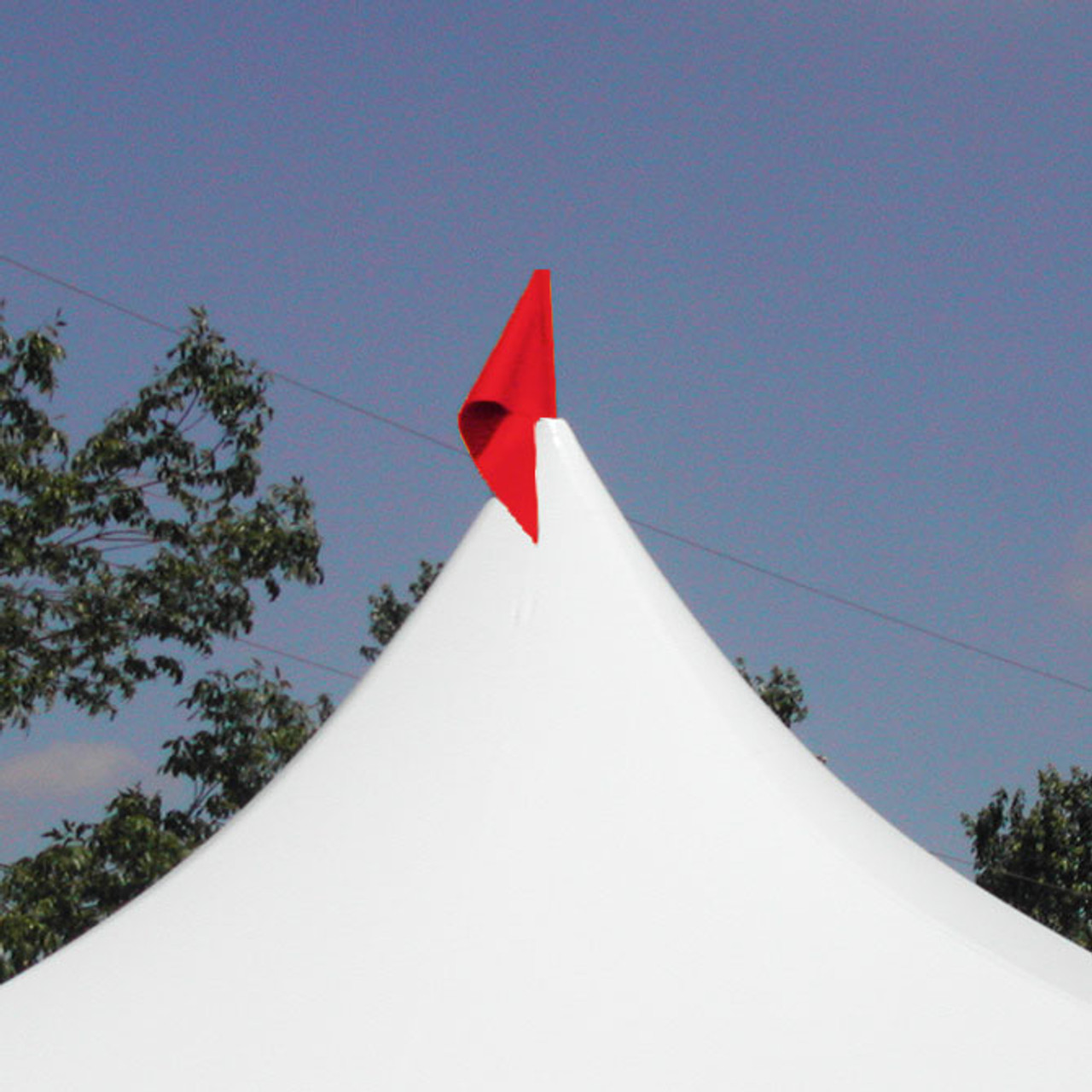 Red Pole Flag