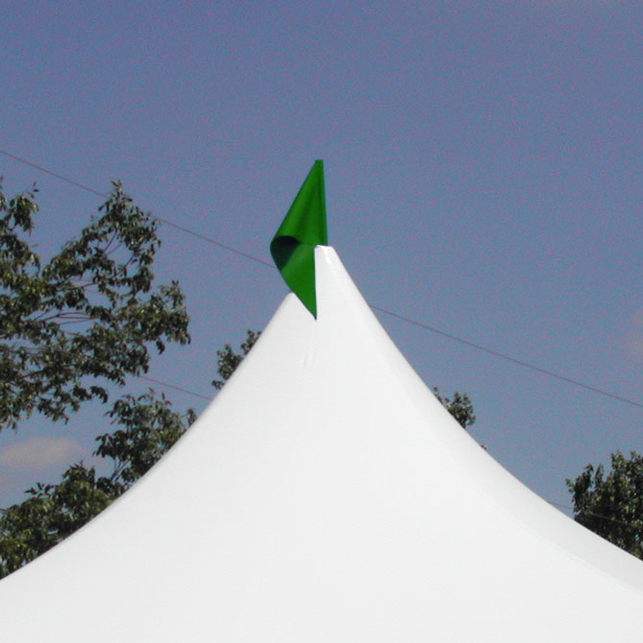 Green Pole Flag
