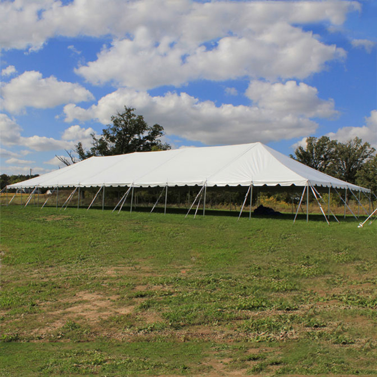40' x 100' Classic Series Pole Tent, Sectional Tent Top, Complete