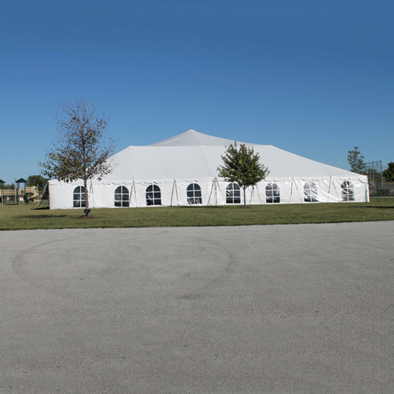 80' x 120' Classic Series Pole Tent, Sectional Tent Top, Complete