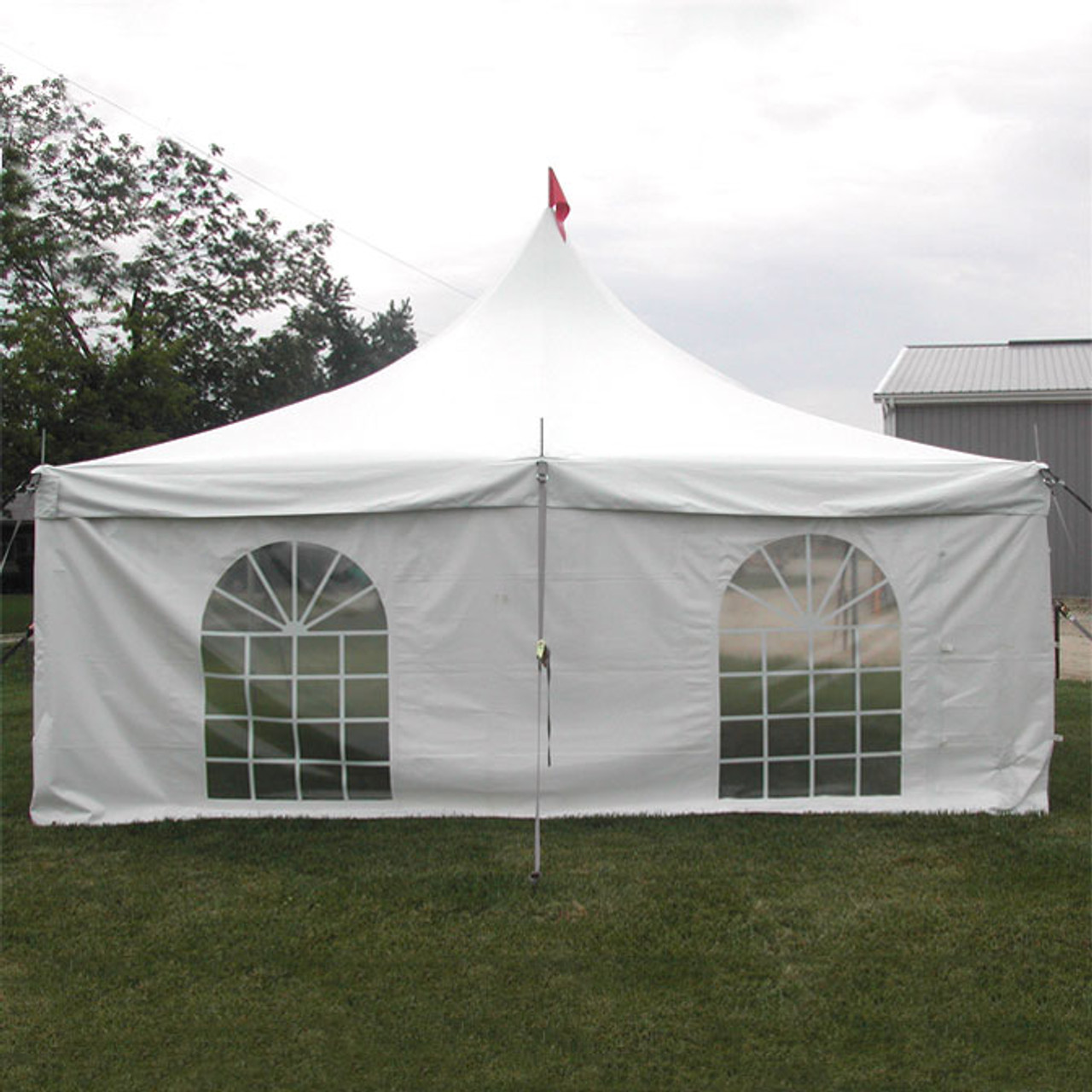 20' x 20' Premiere I Series High Peak Pole Tent, 1 Piece Tent Top, Complete