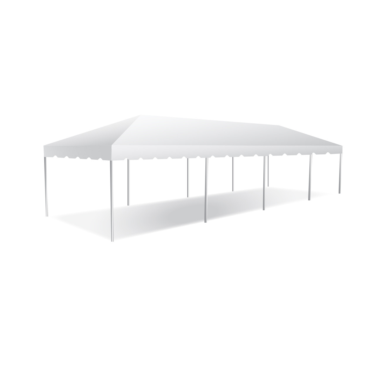 12' x 40' Classic Series Frame Tent, 1 Piece Tent Top, Complete