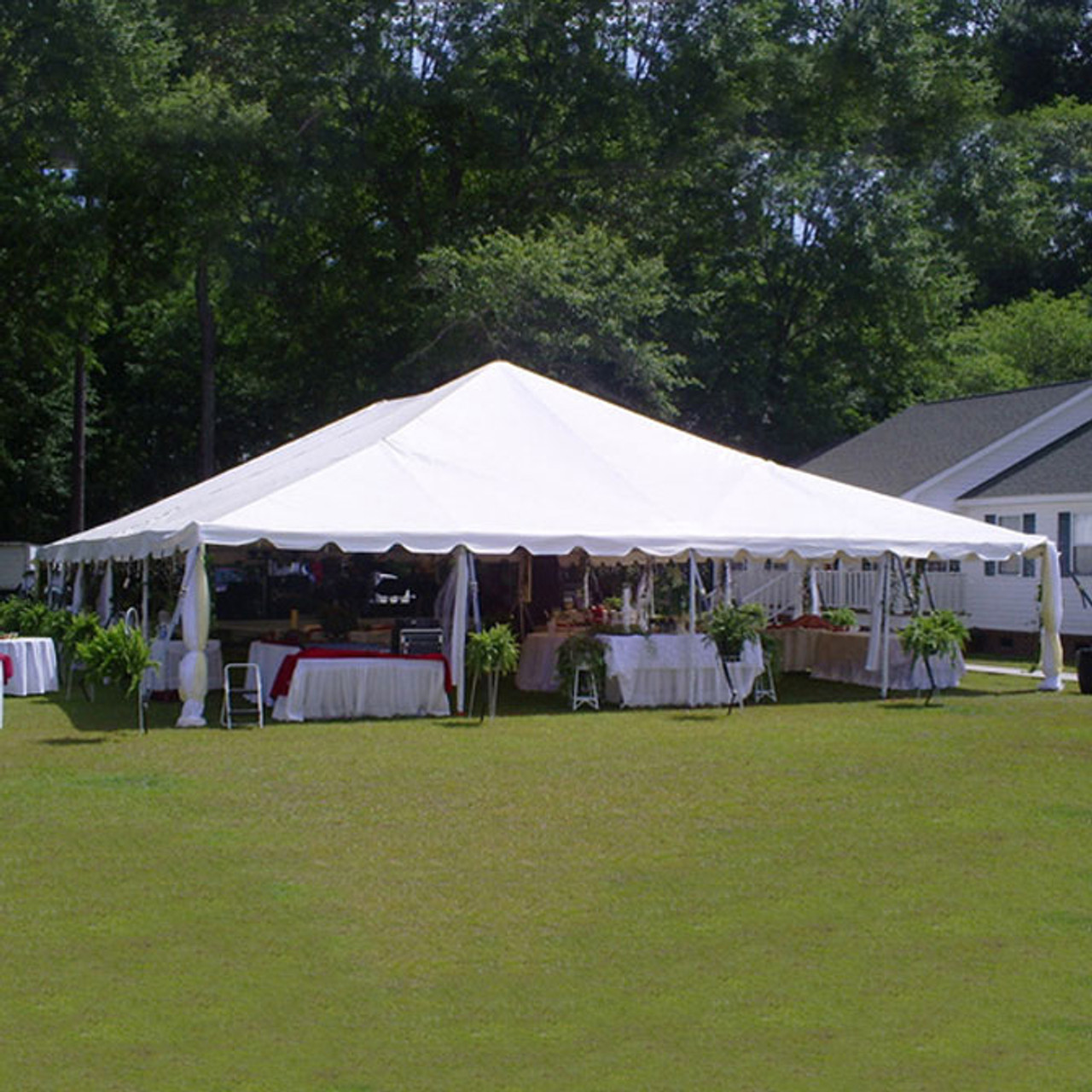 40' x 60' Classic Series Frame Tent, Sectional Tent Top, Complete