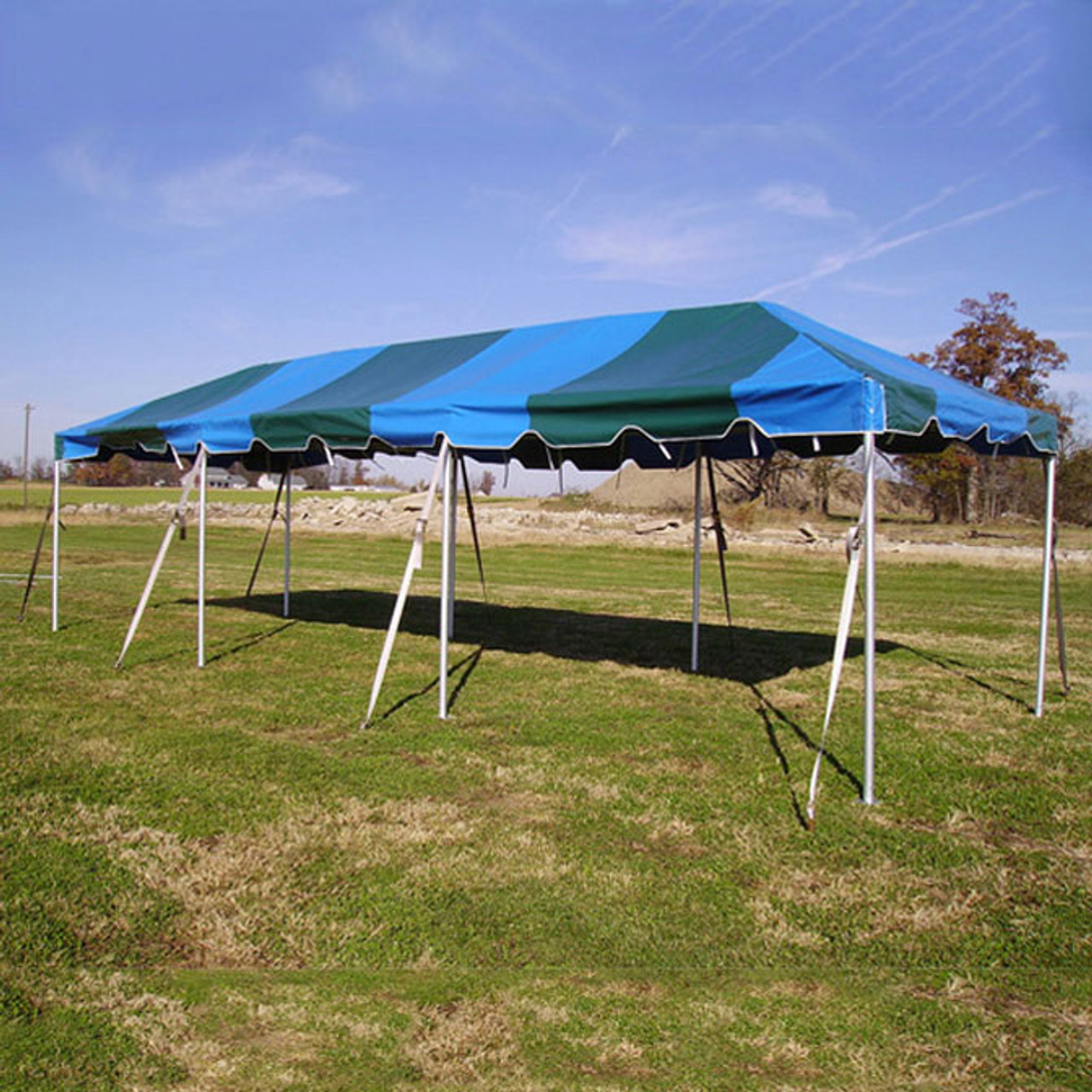 10' x 30' Classic Series Frame Tent, 1 Piece Tent Top, Complete