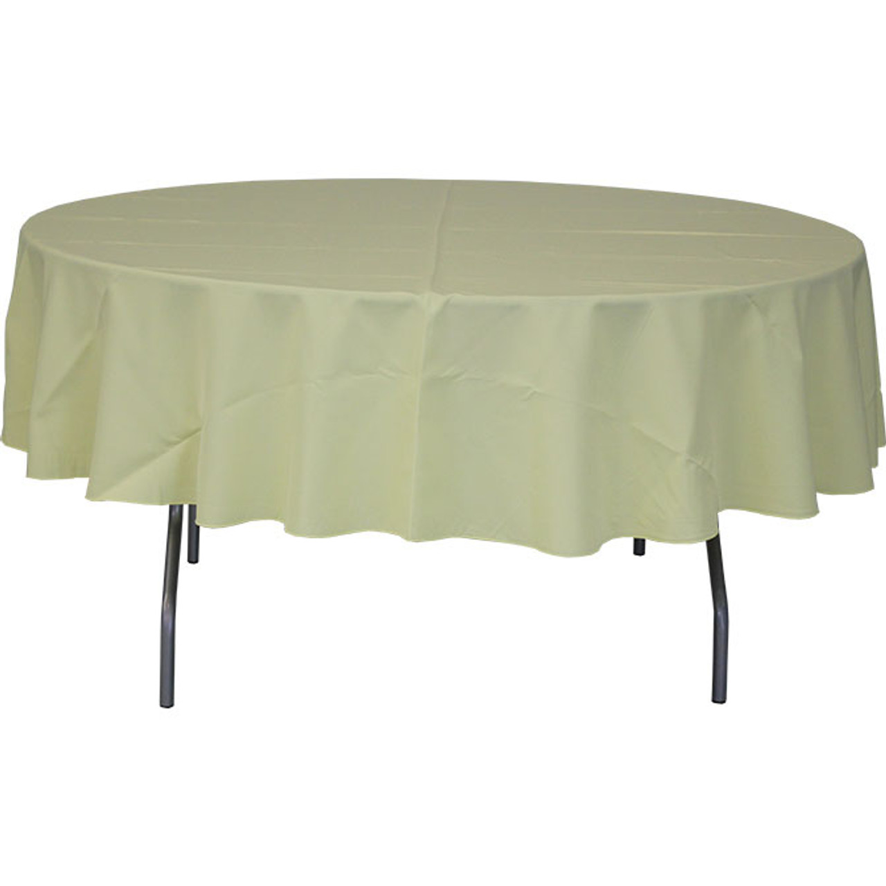 90'' Round Polyester Tablecloth