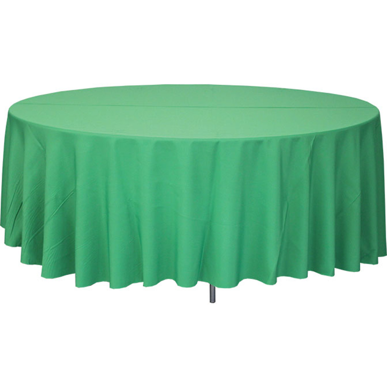 120" Round Polyester Tablecloth