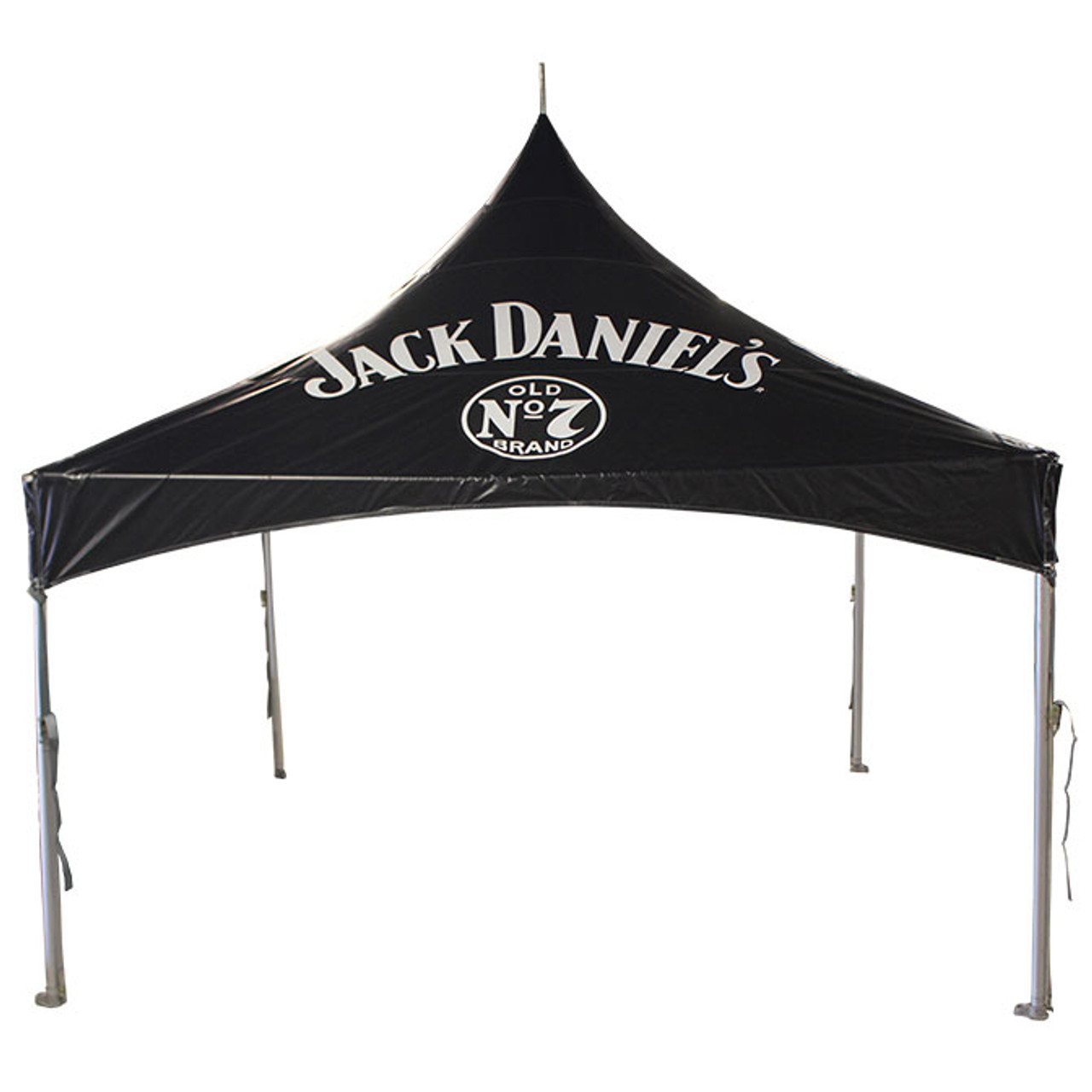 15' x 15' Pinnacle Series High Peak Frame Tent / Cross Cable MarqueeFull Digital Print, Complete