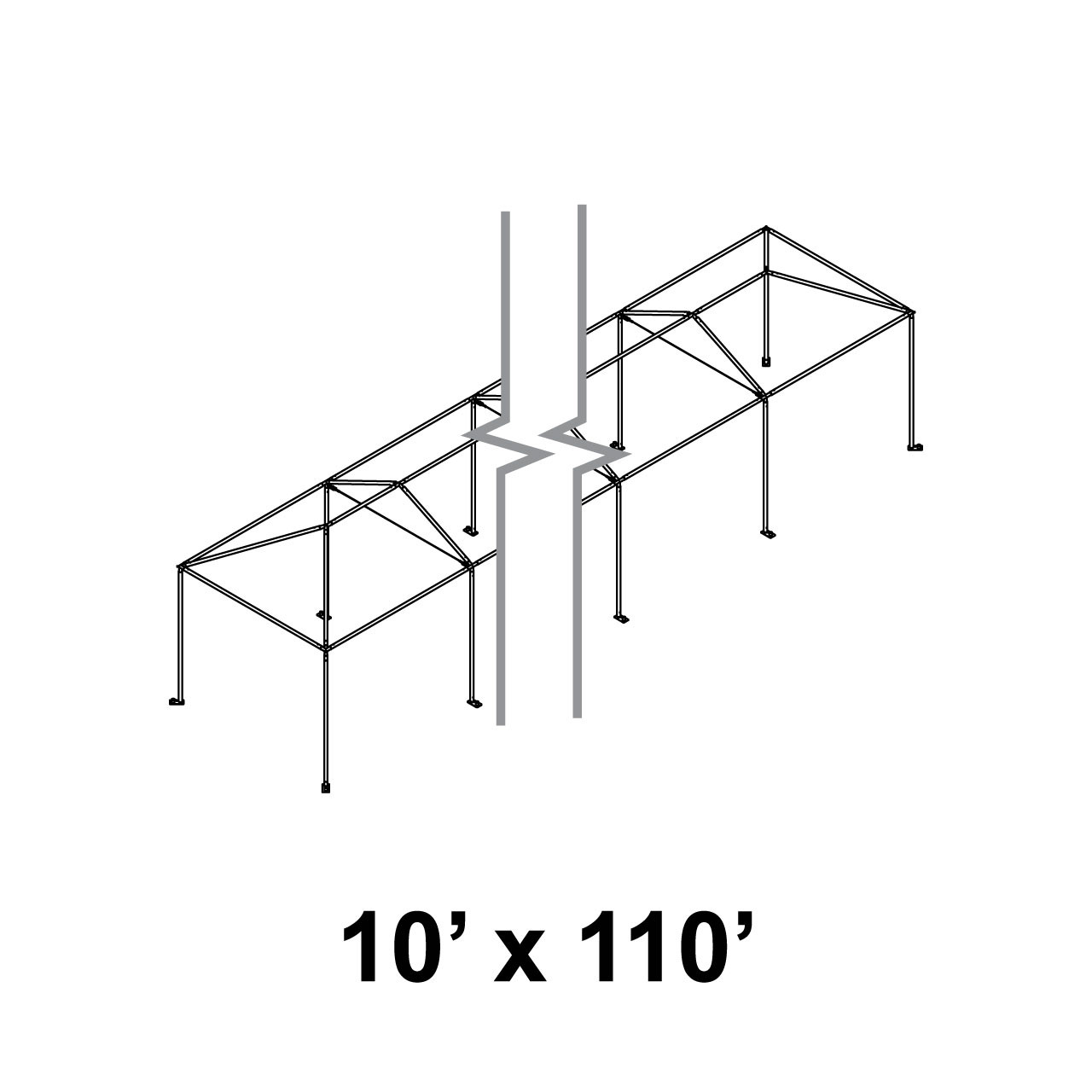 10' x 110' Master Series Frame