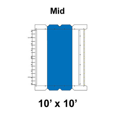 10x10 Classic Frame Tent Top - Mid Section
