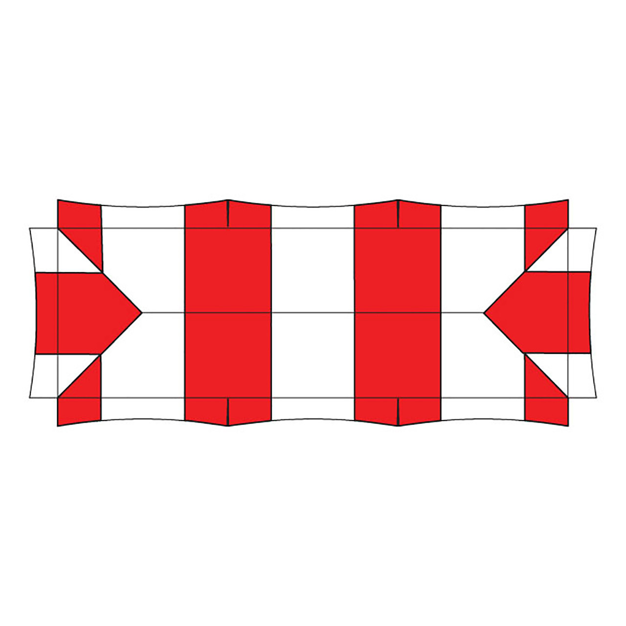 10' x 30' Master Frame Tent, 1 Piece, 16 oz. Ratchet Top Replacement