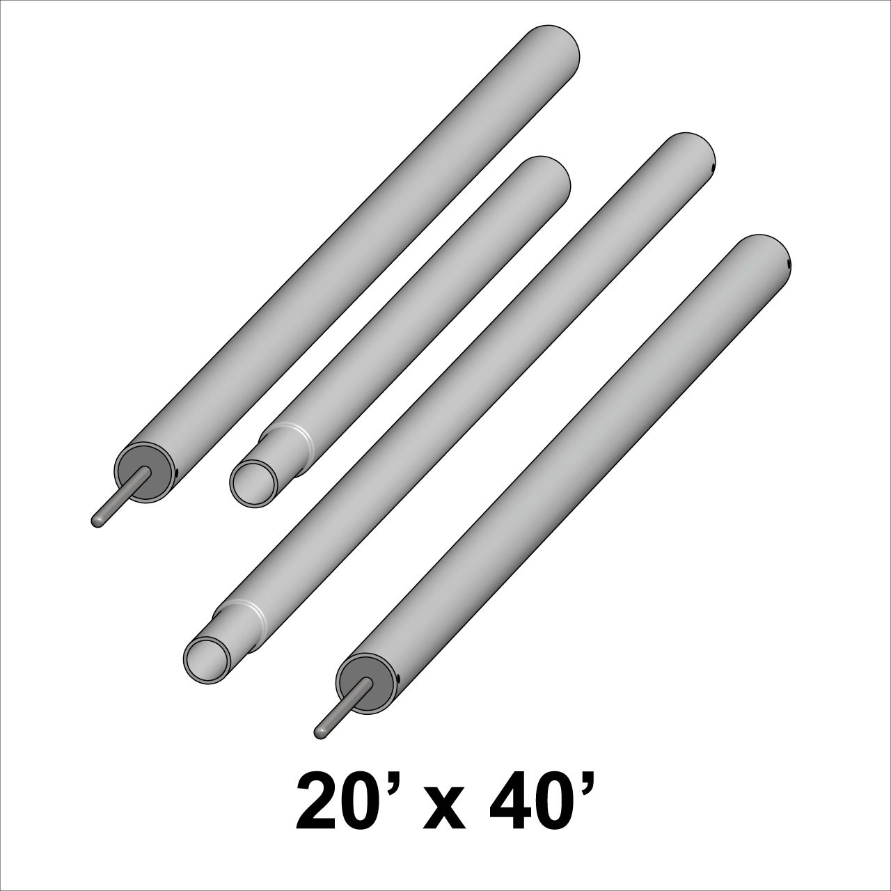 20' x 40' Premiere I Series Pole Kit