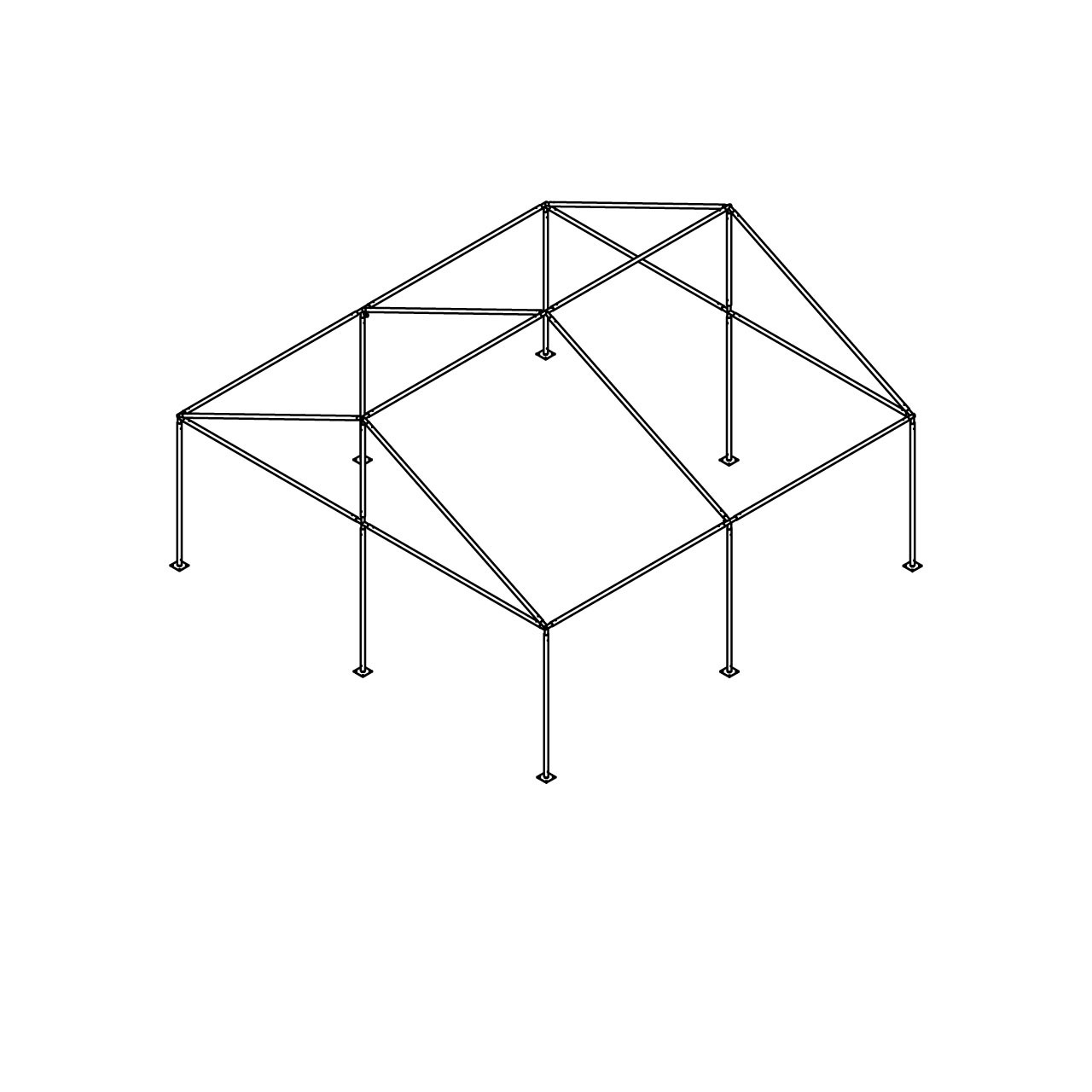 20' x 20' Gable Series Frame